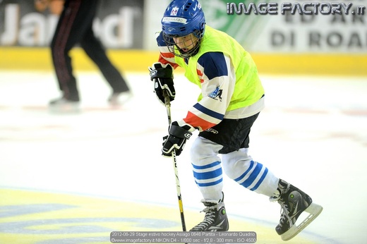 2012-06-29 Stage estivo hockey Asiago 0646 Partita - Leonardo Quadrio